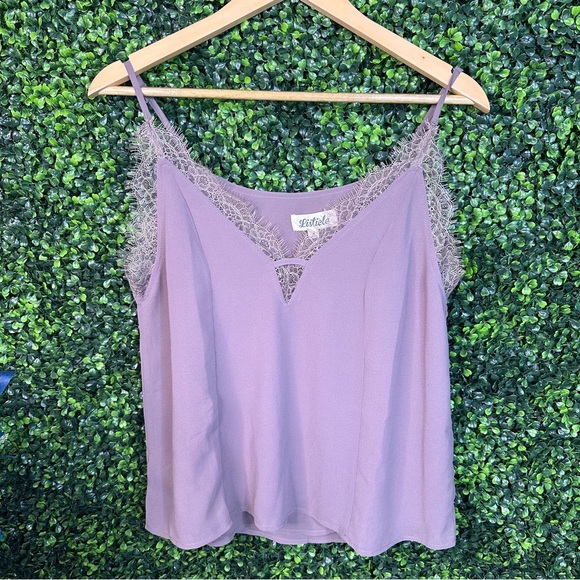 Listicle  Purple mauve lace Camisole - Picture 4 of 11